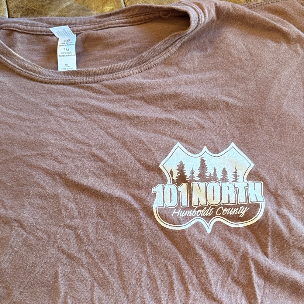 Gildan Brown Short Sleeve Tee